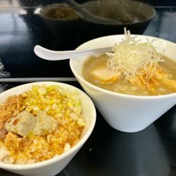 煮干し中華そば HARD(裏Ver.) / ニボバタご飯