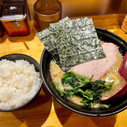 コテコテラーメン(固め/多め) / ライス