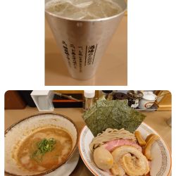 特製濃魚つけめん＋ハイボール