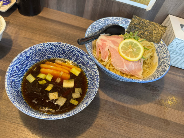 「【限定】昆布水つけ麺 中」@狼煙 〜NOROSHI〜の写真