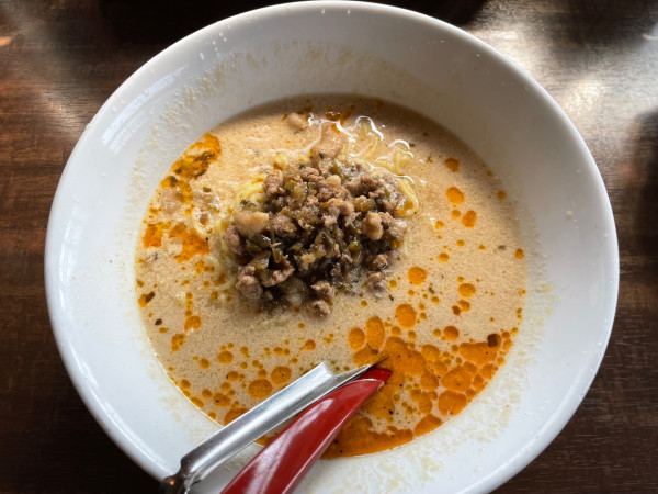 「担担麺　￥９５０」@長楽 半城土店の写真