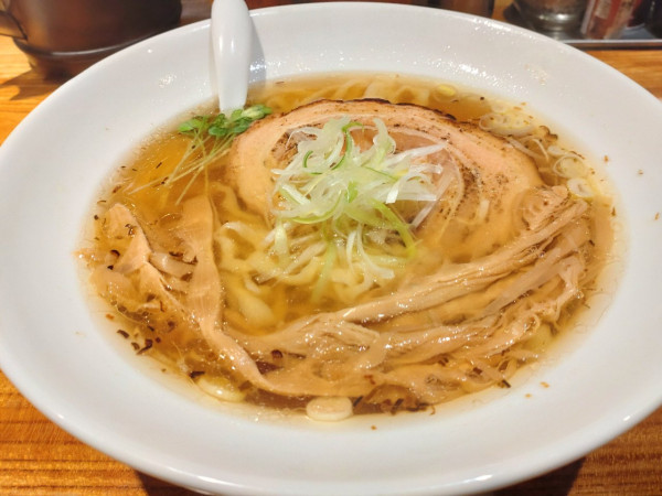 「穂先メンマラーメン醤油　大盛」@手打ちラーメン創房 舌笑家の写真
