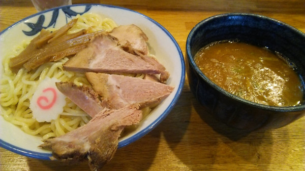 「つけめん 濃厚魚介スープ 1050円」@必勝軒の写真