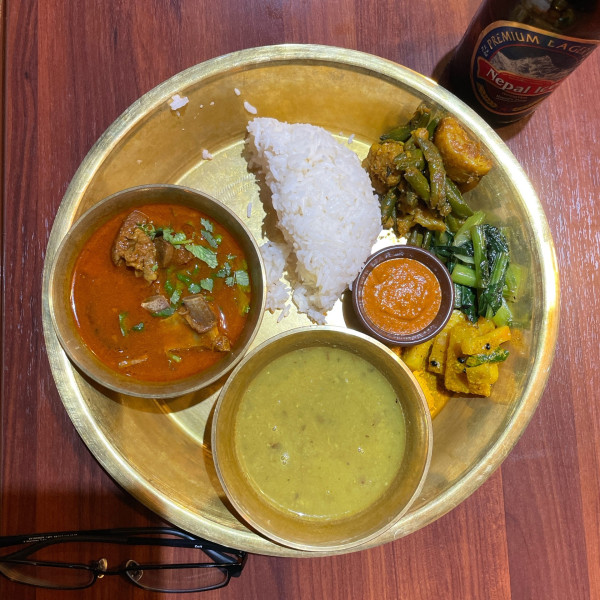 「エブレスカジャガルカナセット（マトン）」@EVEREST KHAJA GHARの写真