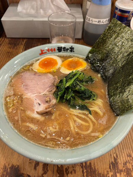 「味玉　ラーメン　中」@横浜らーめん 上州田村家の写真