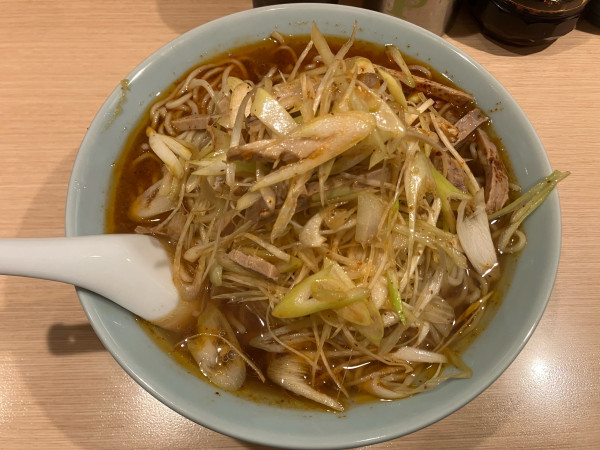 「ネギチャーシューメン大盛り　900円(ランチタイムサービス)」@らーめん 田丸の写真