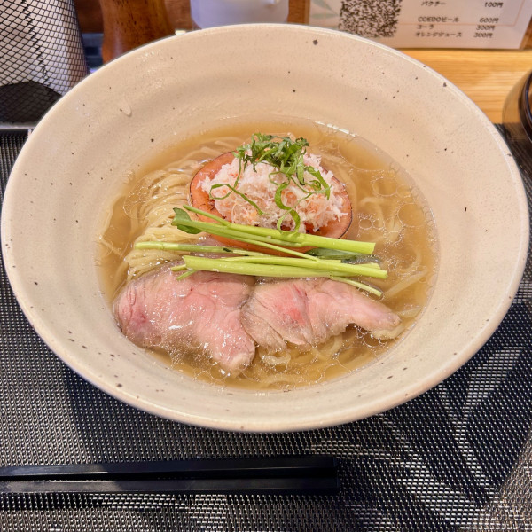 淡麗蟹そば(900円)
