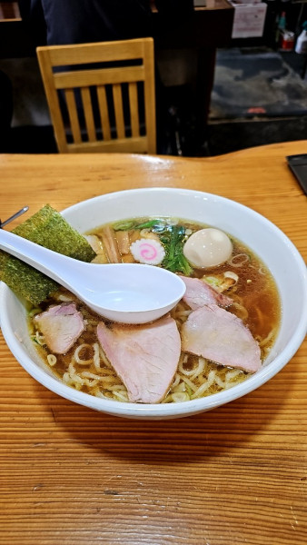 「焼豚麺味玉入1,330円大盛り200円」@白河手打中華 賀乃屋の写真