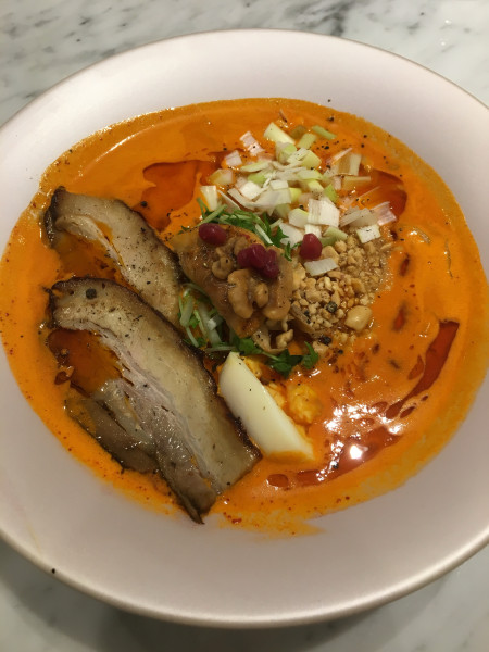 「スパイシー鶏白湯らぁめん(980円)」@MENSHO SAN FRANCISCOの写真