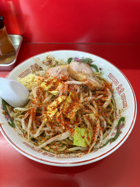 「煮干しまぜそば」@赤ひげラーメンの写真