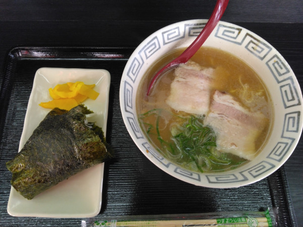 「らーめんセット650円」@らーめん喜六の写真