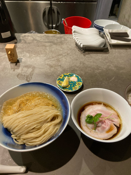 「鰹昆布出汁つけそば　大盛」@麺屋 しん道の写真
