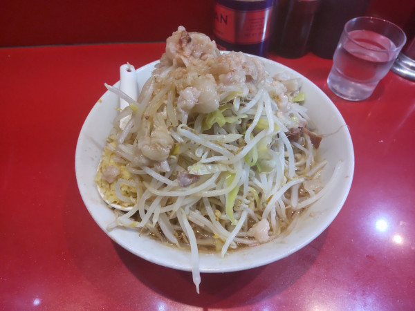 「小ラーメン　ショウガ　990+110」@ラーメン二郎 西台駅前店の写真