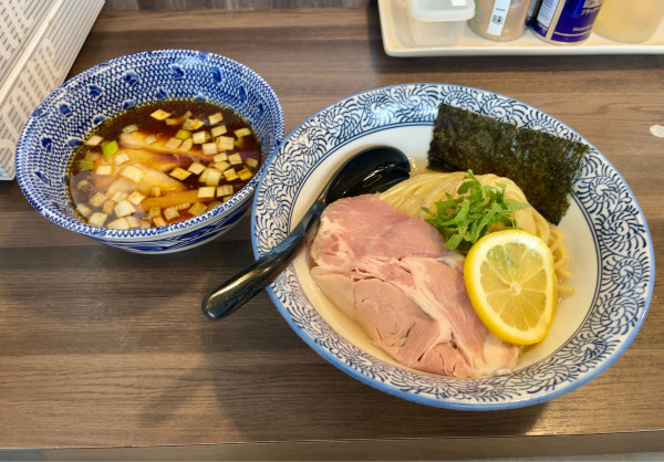 「【限定】昆布水つけ麺(並)」@狼煙 〜NOROSHI〜の写真