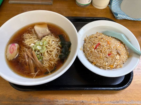 「チャーハンセット（半チャーハン）」@栄龍軒の写真