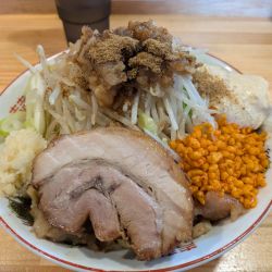 まぜそば(小、豚入り)