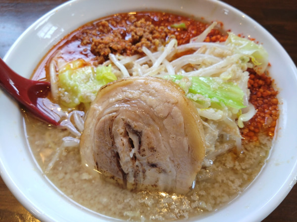 「辛豚そば（限定）」@四代目むじゃきの写真