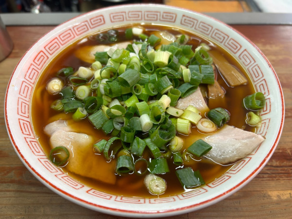 「中華そば（ﾈｷﾞ多め）」@中華そば 住吉の写真