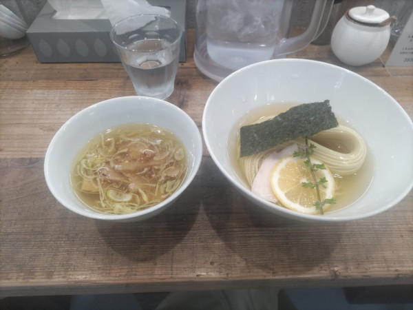 「昆布水つけ麺(塩)」@3931WORKS.の写真
