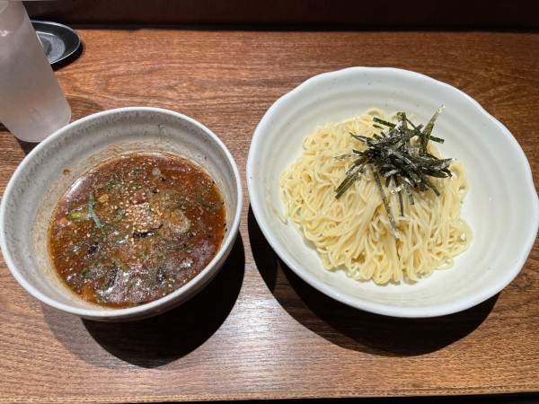 「つけ麺、生ビール」@中華そば うめやの写真