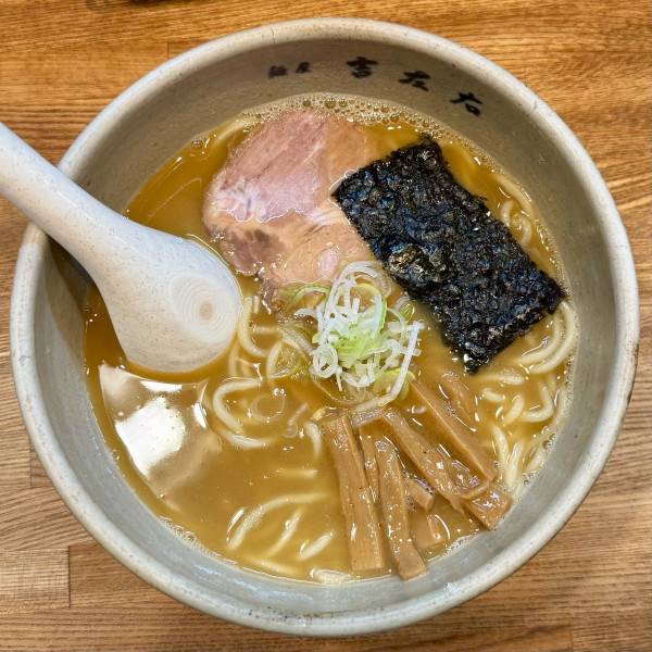 「らーめん（麺200g）¥1,050」@麺屋吉左右の写真