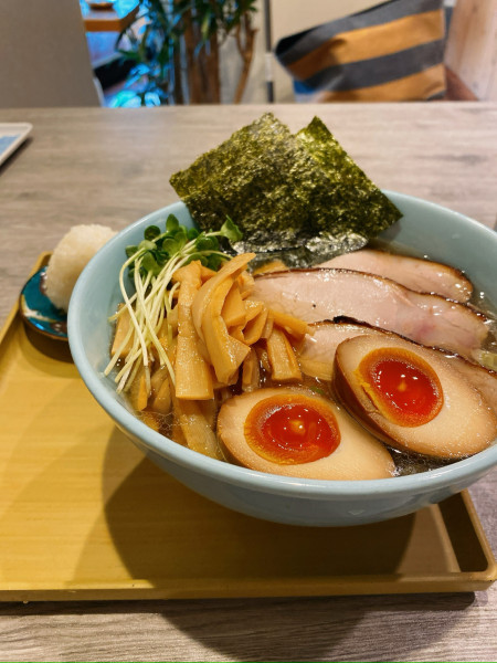 「特製中華そば（メンマ増し）」@煮干し中華そば ぶっとび亭の写真