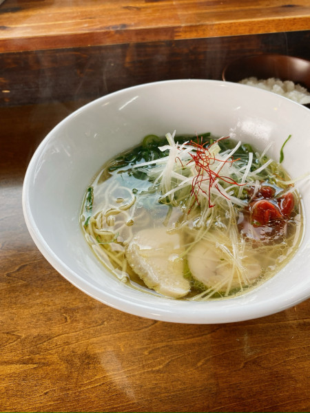 「梅しろ」@麺や のぉくれ 岩国店の写真