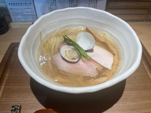 「和出汁そば　貝」@拉麺 江戸壱の写真