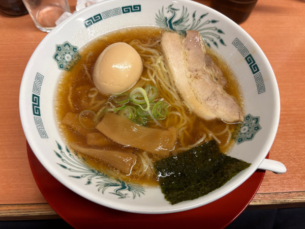 「味玉中華そば　540円」@日高屋 浦和東口店の写真