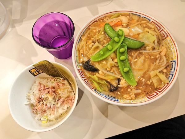 「春の五目濃菜麺、ミニ肉ごはん」@濃菜麺 井の庄 荻窪店の写真