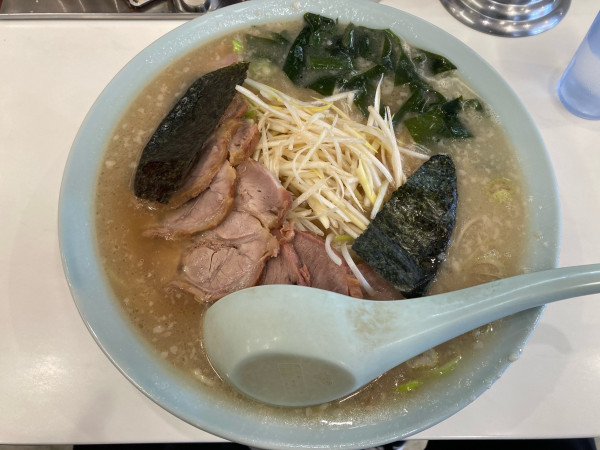 「ネギチャーシュー麺（大盛り）」@とんとんラーメン 川口店の写真