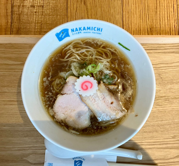 「煮干香る中華そば850円」@九十九里町 なかみちの写真