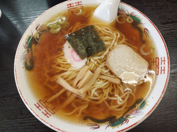 「ラーメン 350円」@宝来屋の写真