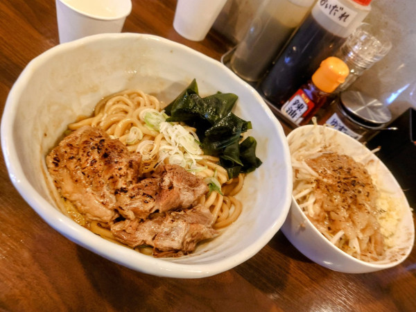 「油麺並」@めん屋 五坊の写真