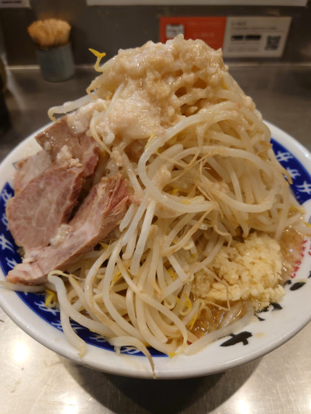 「ラーメン 野菜 ニンニク アブラ」@らーめん大 大森店の写真