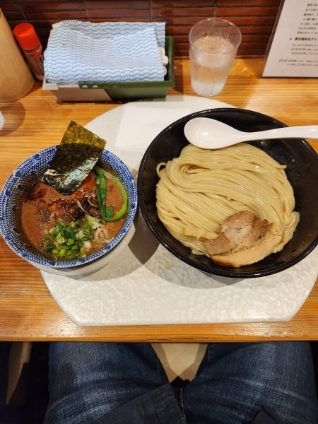 「担々つけ麺 大盛」@つけめん・らーめん・煮干そば 金狼の写真