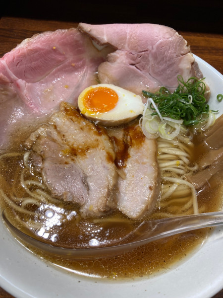 「ゆず煮干醤油ラーメン¥1,060、炊き込みご飯¥230」@麺屋 船橋の写真