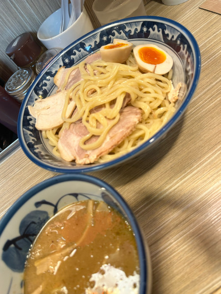 「特製つけ麺500g」@秋葉原つけ麺 油そば 楽の写真