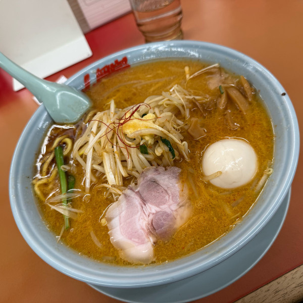 「G系特製もやし味噌ラーメン（かため、ふつう、ふつう） ・新味付け」@ラーメン山岡家 さいたま丸ヶ崎店の写真