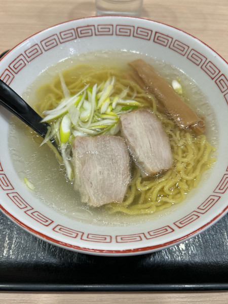 「塩拉麺(ハーフ) ¥600」@函館麺屋 四代目の写真