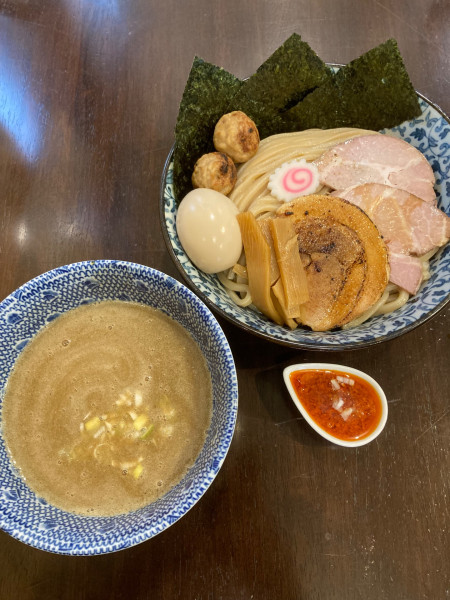 「特製つけめん　並　えび辛味」@麺処はなぶさの写真