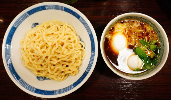 「【限定】手揉みつけそば 味玉入り＋ハートランド」@麺屋 ルリカケスの写真