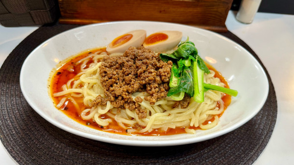 「味玉濃厚汁なし担担麺 ¥1,300」@麺や金時の写真