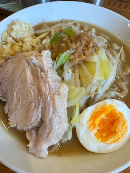 「ラーメン300g(限定)」@つけ麺 一滴の写真