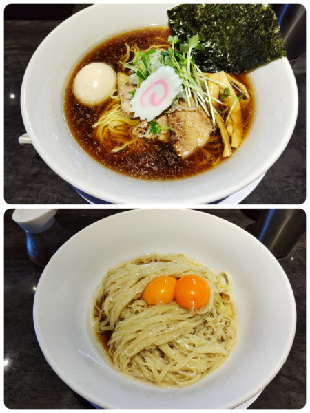 「味玉醤油ラーメン、卵かけ麺」@拉麺 名もなき店の写真