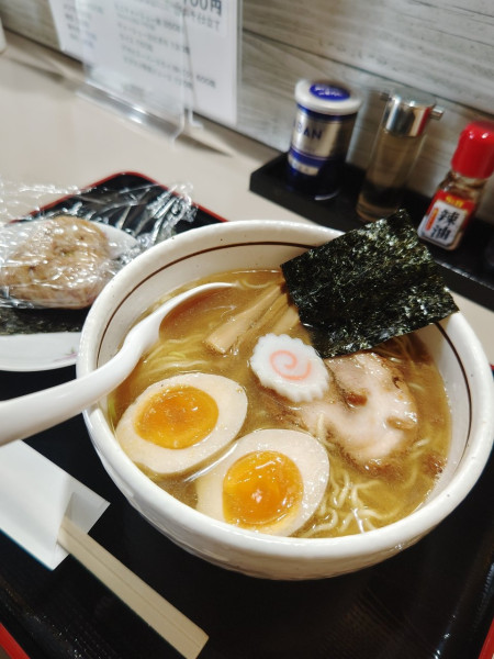 「正油そば 味玉(大盛)(970+120円)」@煮干し支那そば 正の写真