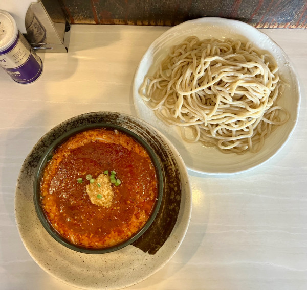 「どて辛つけ麺」@どてちんⅢの写真