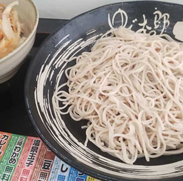 「かき揚げ丼とそば」@ゆで太郎 高崎問屋町店の写真