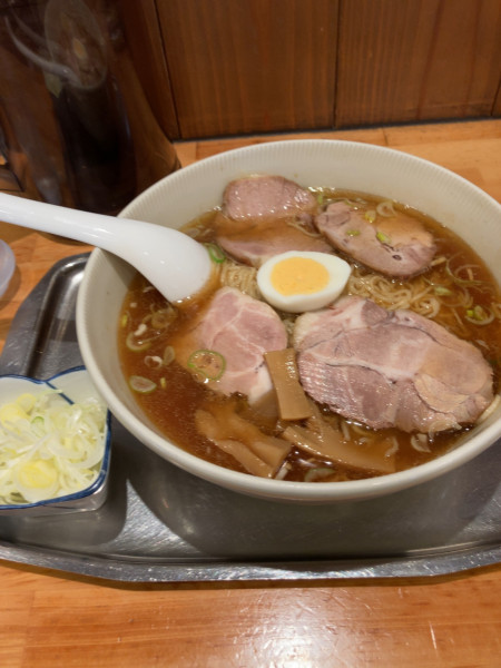 「チャーシューメン+ネギ　1330円」@保谷大勝軒の写真