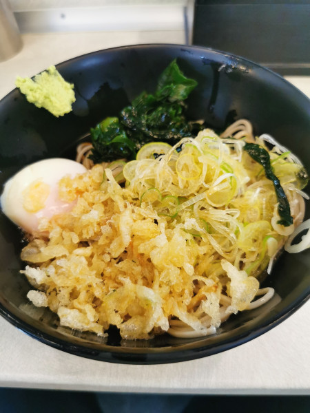 「冷したぬきそば」@池之端 かめや 御徒町店の写真